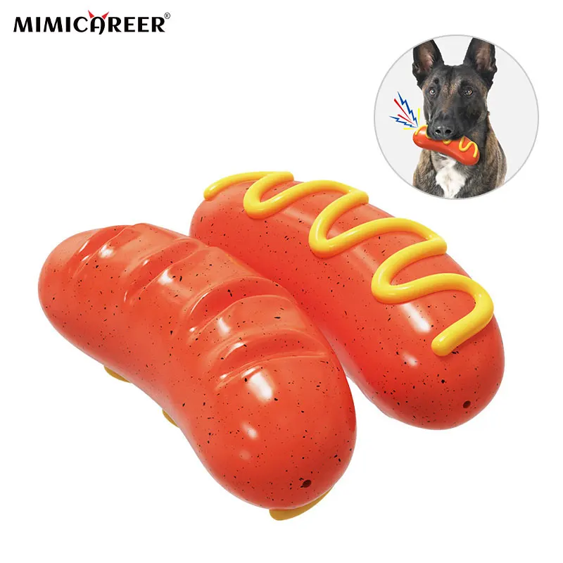 Pet Training Squeak Toys Interactive TPR Clean Tooth Dog Toy Hot Dog Outdoor Grilled Sausage Scleaning Pet Supplies
Pet Training Squeak Toys Interactive TPR Clean Tooth Dog Toy Hot Dog Outdoor Grilled Sausage Scleaning Pet Supplies