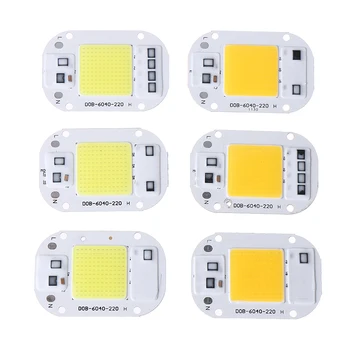 LED 칩 스마트 COB 램프 비즈, 드라이버 없는 LED 램프, DIY 램프, 야외 칩 조명, 투광 조명 스포트라이트, 20W, 30W, 50W, AC110, 220V