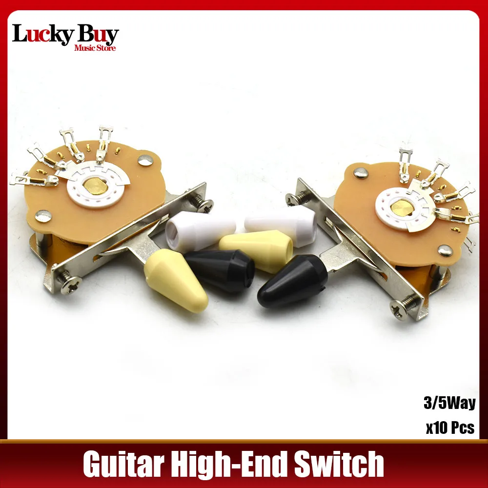 10Pcs 3Way 5 way Guitar Pickup Switch with Screws Pickup Selector Parts Accessories
10Pcs 3Way 5 way Guitar Pickup Switch with Screws Pickup Selector Parts Accessories