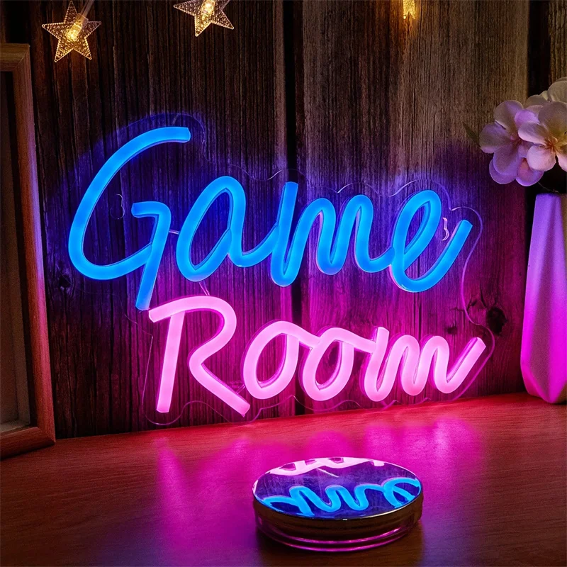 

Game Room LED Neon Sign USB Powered LED Neon Light Decorative LED Lights For Party Man Cave Bar Bedroom Game Room for Wall Decor