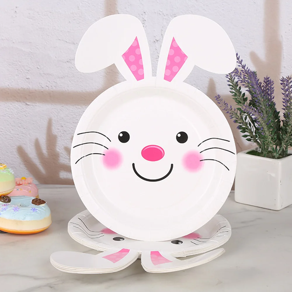 Easter Bunny Paper Plates Rabbit Shape Disposable Dessert Plates for Birthday Easter Party Dinner Tableware Supplies Decorations
Easter Bunny Paper Plates Rabbit Shape Disposable Dessert Plates for Birthday Easter Party Dinner Tableware Supplies Decorations