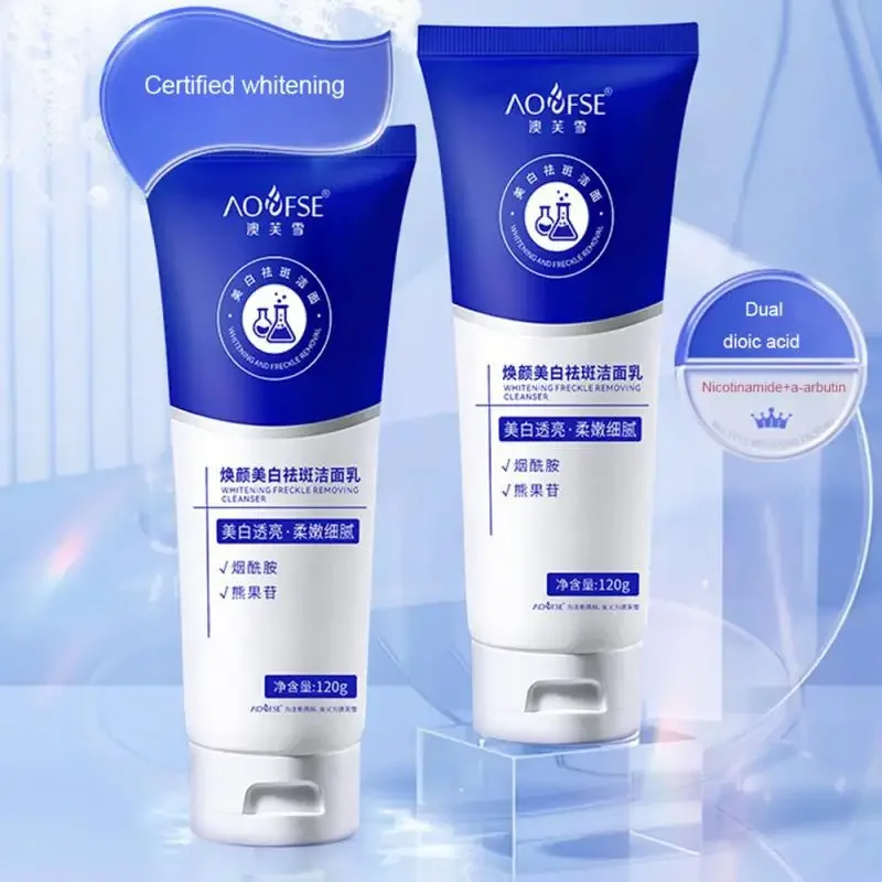 120g Facial Cleanser Whitening Moisturizing Freckle Removal Deep Cleansing Foam Dense Gentle Cleanser Face Skin Care
120g Facial Cleanser Whitening Moisturizing Freckle Removal Deep Cleansing Foam Dense Gentle Cleanser Face Skin Care
