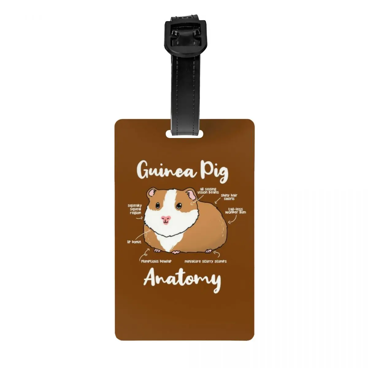 Anatomy Of A Guinea Pig Luggage Tag Animal Suitcase Baggage Privacy Cover ID Label
Anatomy Of A Guinea Pig Luggage Tag Animal Suitcase Baggage Privacy Cover ID Label