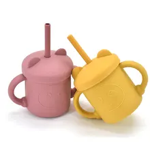 180ML Baby Feeding Drinkware Straw Cup Baby Learning Feeding Bottles Anti-Hot Leakproof Silicone Tableware Toddler Water Bottle
180ML Baby Feeding Drinkware Straw Cup Baby Learning Feeding Bottles Anti-Hot Leakproof Silicone Tableware Toddler Water Bottle