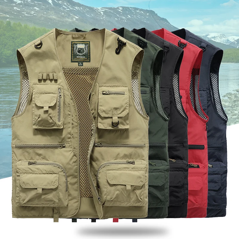 Multi-Use Fishing Vest Quick Dry Multi-Pocket Fishing Jacket Outdoor Sport Survival Utility Safety Waistcoat
Multi-Use Fishing Vest Quick Dry Multi-Pocket Fishing Jacket Outdoor Sport Survival Utility Safety Waistcoat