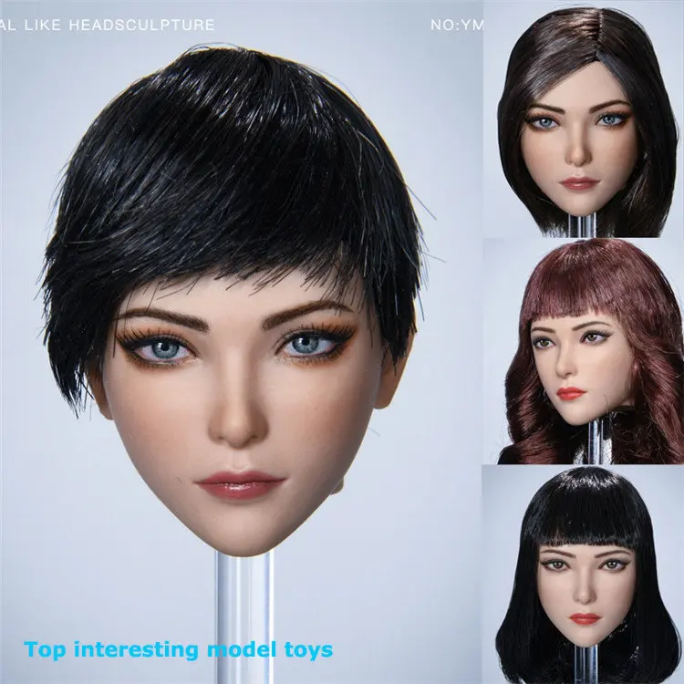 YMTOYS YMT063 1/6 8 Style Female Head Sculpture Black Short Head Sculpt for 12" Suntan PH/TBL Action Figure Pale Soldier Body
YMTOYS YMT063 1/6 8 Style Female Head Sculpture Black Short Head Sculpt for 12" Suntan PH/TBL Action Figure Pale Soldier Body