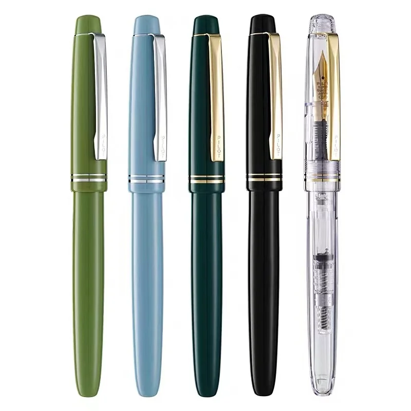 PILOT 78g 2022 прозрачный 78g + 22k золотистый оригинальный иридиевая перьевая ручка Ef F M Nib чернильный картридж
PILOT 78g 2022 прозрачный 78g + 22k золотистый оригинальный иридиевая перьевая ручка Ef F M Nib чернильный картридж