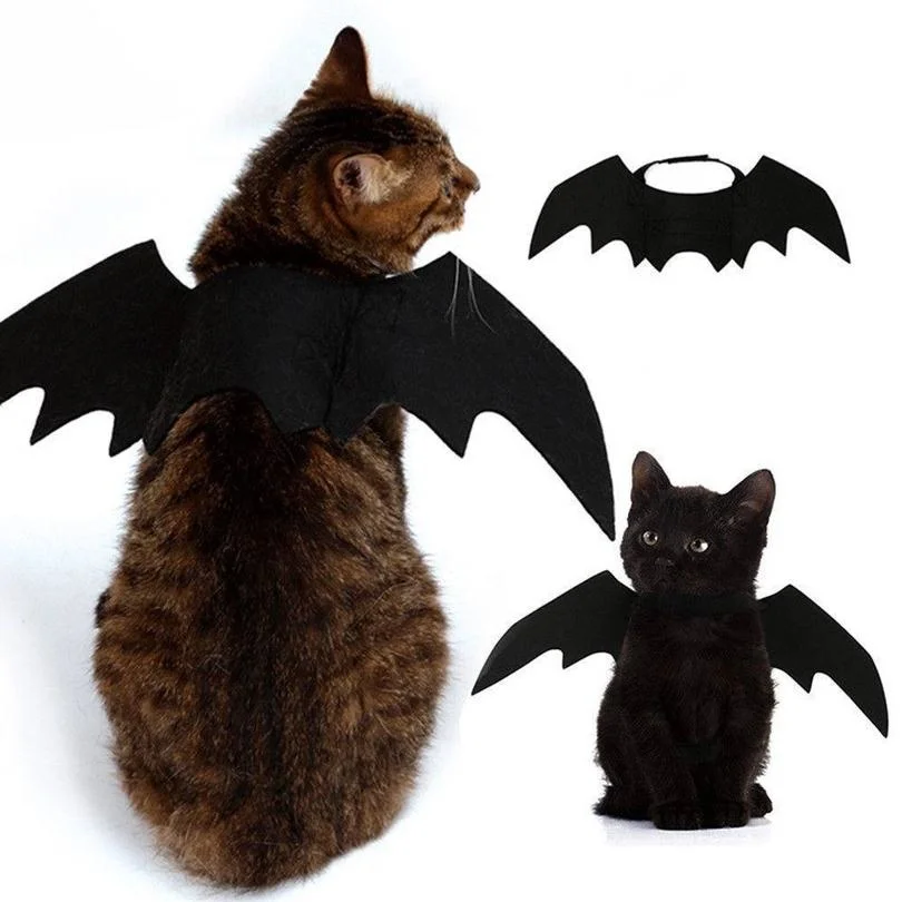 

Pet Halloween Cosplay Cat Costume Small Pet Cat Bat Wings Clothing Devil Cos Pets Costume
