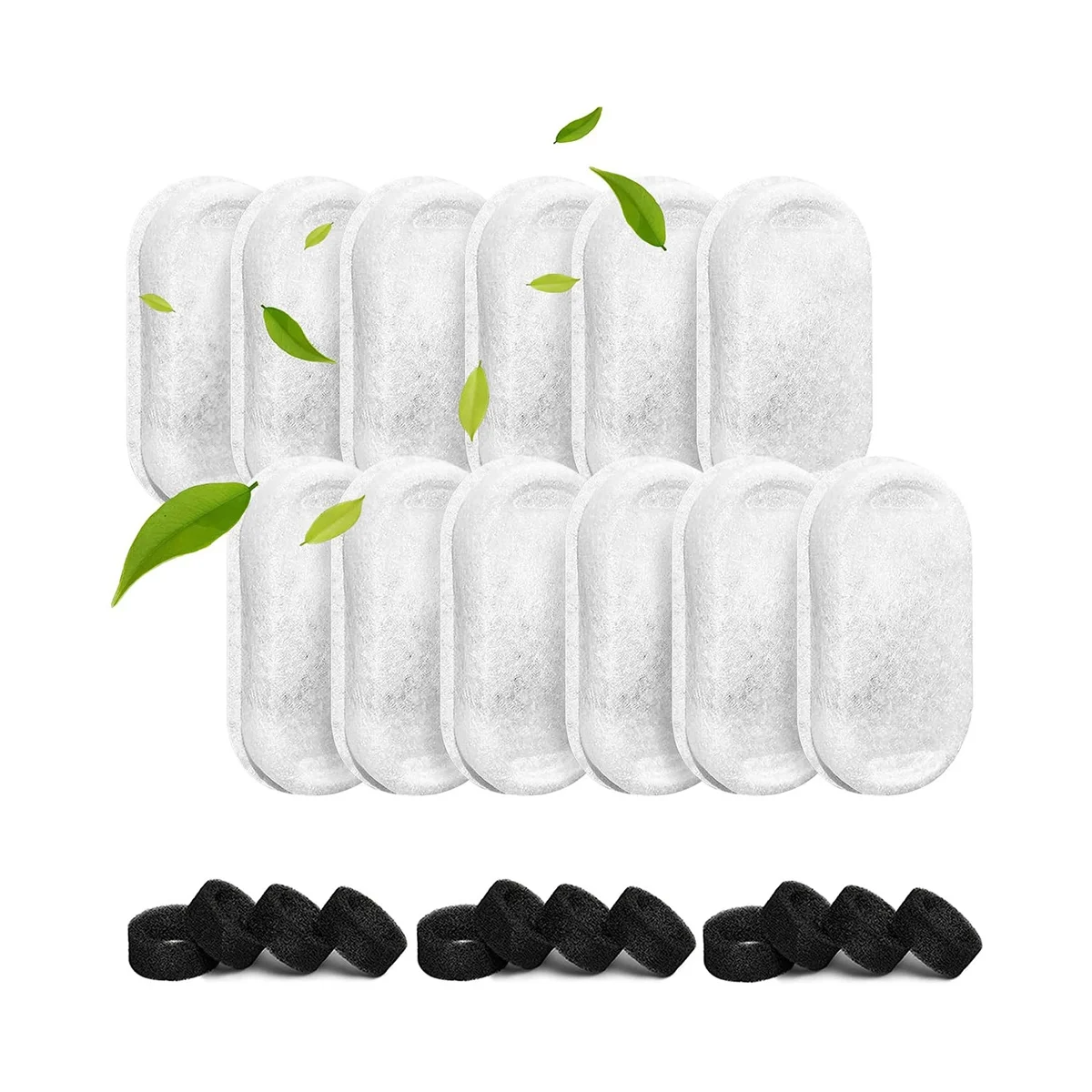 Cat Water Fountain Filters with 12 Sponges, Pet Replacement Filters for Stainless Steel 108Oz/3L, 67Oz/2L Pet Fountain
Cat Water Fountain Filters with 12 Sponges, Pet Replacement Filters for Stainless Steel 108Oz/3L, 67Oz/2L Pet Fountain