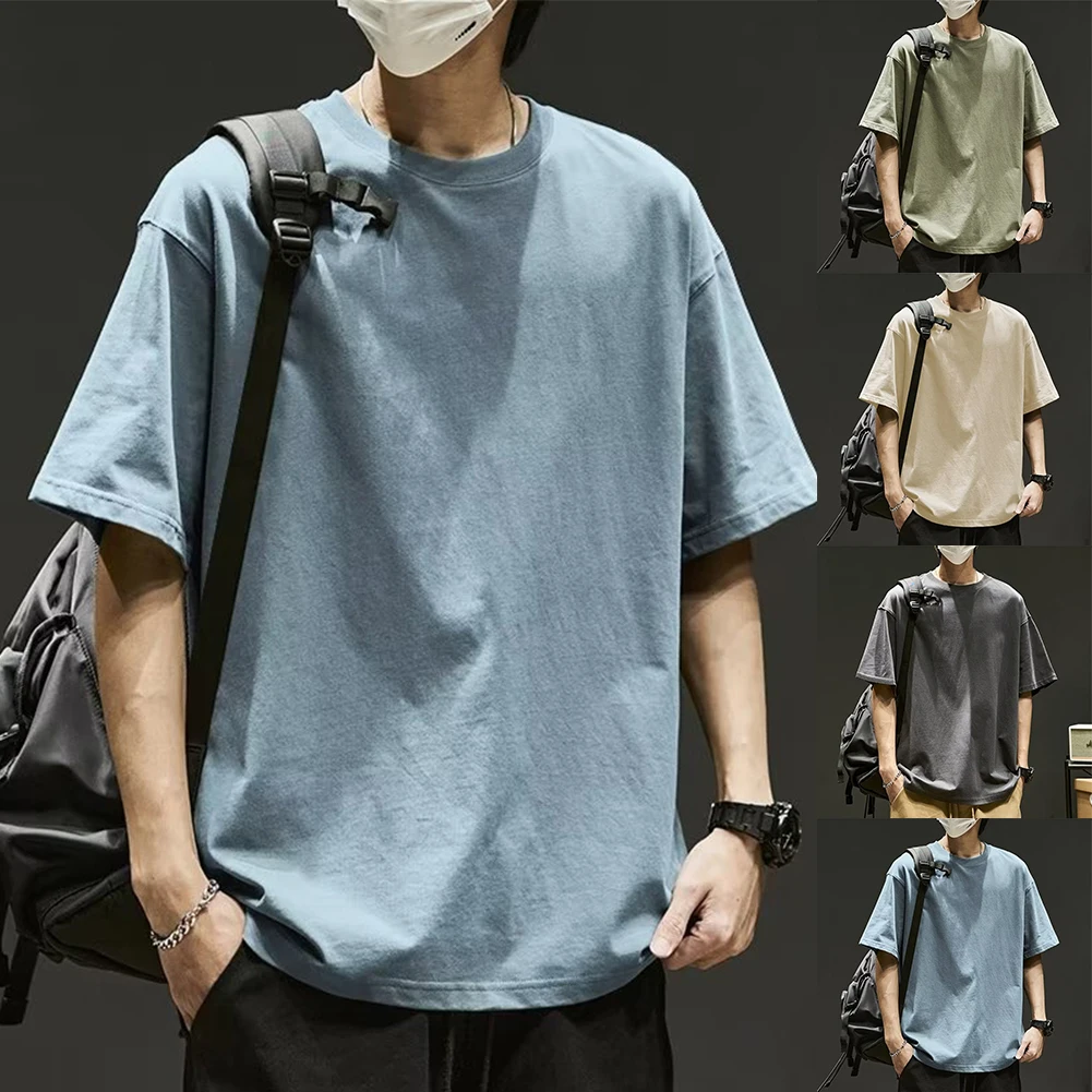 Popular Men's T-Shirt Casual Crew Neck Tops Korean Style Loose Short Sleeve Comfortable Oversize Streetwear Hip-Hop Tee Shirt
Popular Men's T-Shirt Casual Crew Neck Tops Korean Style Loose Short Sleeve Comfortable Oversize Streetwear Hip-Hop Tee Shirt
