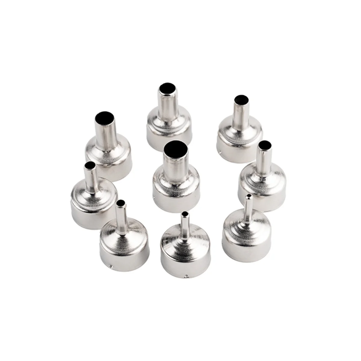 9Pcs/Set Welding Nozzle for Hot Air Gun-Tool Different Sizes Nozzles for 8858 8898 858D 8586 Multifunction Use Nozzle
9Pcs/Set Welding Nozzle for Hot Air Gun-Tool Different Sizes Nozzles for 8858 8898 858D 8586 Multifunction Use Nozzle