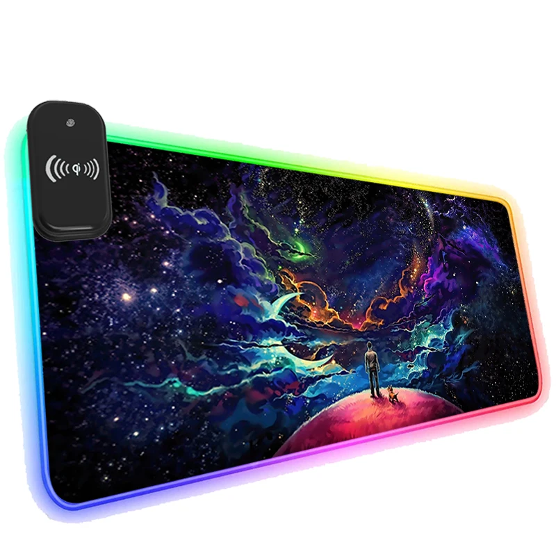Space Wireless Charger RGB Mouse Pad Gaming LED Pc Accessories Cheapest Stuff Free Shipping Mousepad Gamer Keyboard Mat Carpet
Space Wireless Charger RGB Mouse Pad Gaming LED Pc Accessories Cheapest Stuff Free Shipping Mousepad Gamer Keyboard Mat Carpet