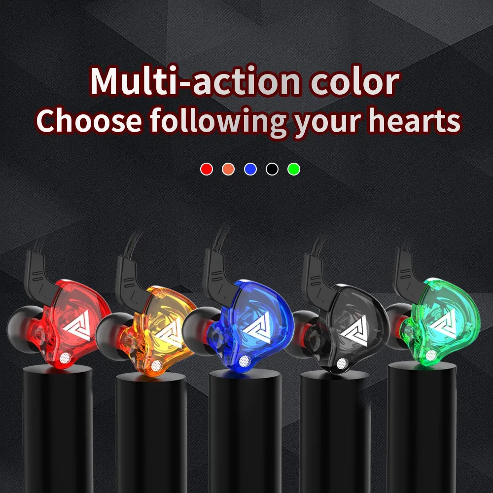 QKZ AK6 Wired Headphones Dual Drive HiFi Earphone With Microphone 3.5mm Sport Running Music Earbuds Bass Stereo Headset Original
QKZ AK6 Wired Headphones Dual Drive HiFi Earphone With Microphone 3.5mm Sport Running Music Earbuds Bass Stereo Headset Original