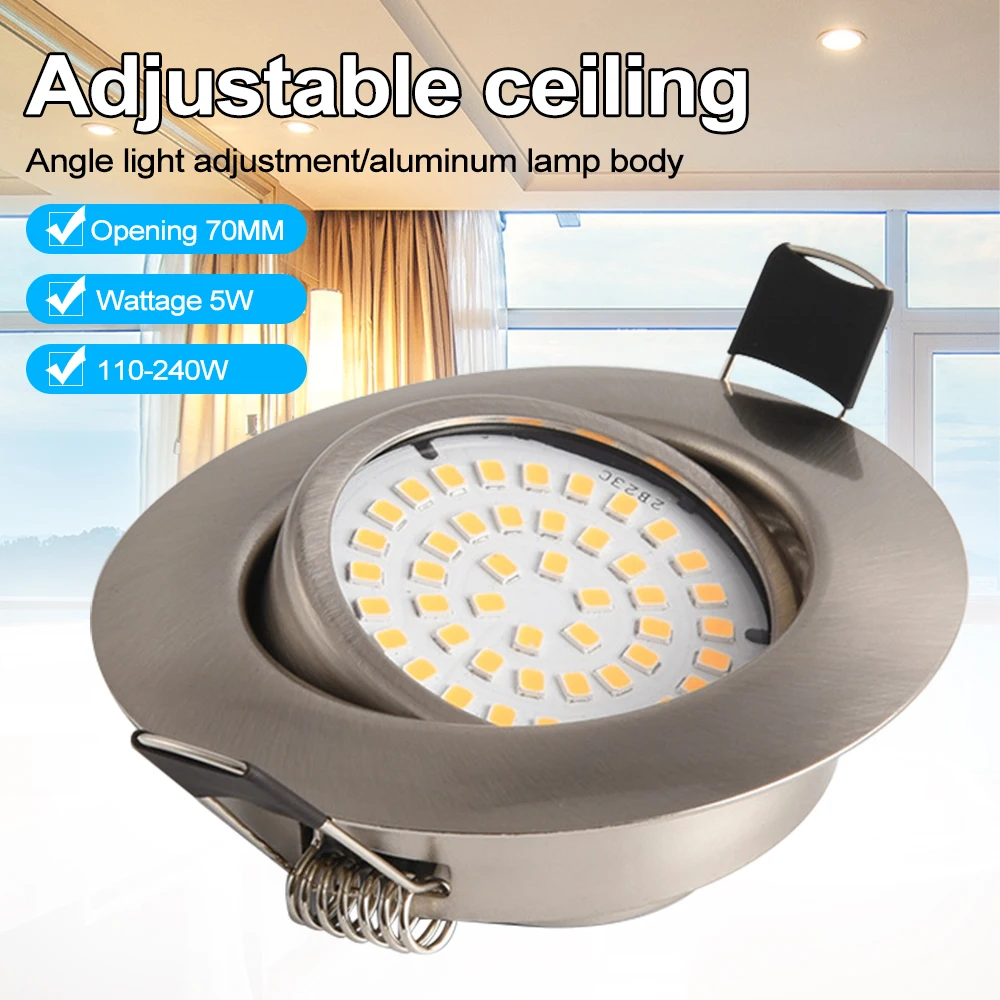 

46LED Embedded Spotlight 5W Embedded Lamp Ceiling Light Group Embedded Spotlight 230V LED Spot light