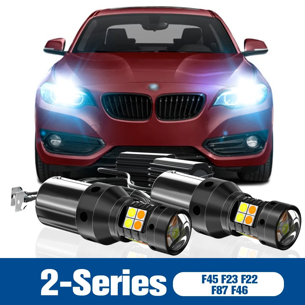 2pcs LED Dual Mode Turn Signal+Daytime Running Light DRL Accessories Canbus For BMW BMW 2-Series F45 F23 F22 F87 F46 2014 2015
2pcs LED Dual Mode Turn Signal+Daytime Running Light DRL Accessories Canbus For BMW BMW 2-Series F45 F23 F22 F87 F46 2014 2015