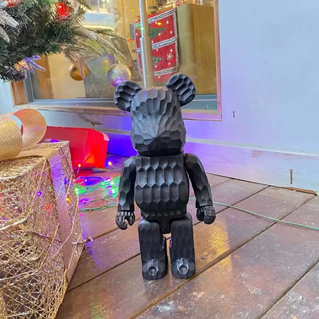 Bearbrick, 400%, фрагмент каримоку х (резной деревянный), черный волнистый медведь, высота 28 см, деревянная фигурка ручной работы, коллекционная кукла
Bearbrick, 400%, фрагмент каримоку х (резной деревянный), черный волнистый медведь, высота 28 см, деревянная фигурка ручной работы, коллекционная кукла