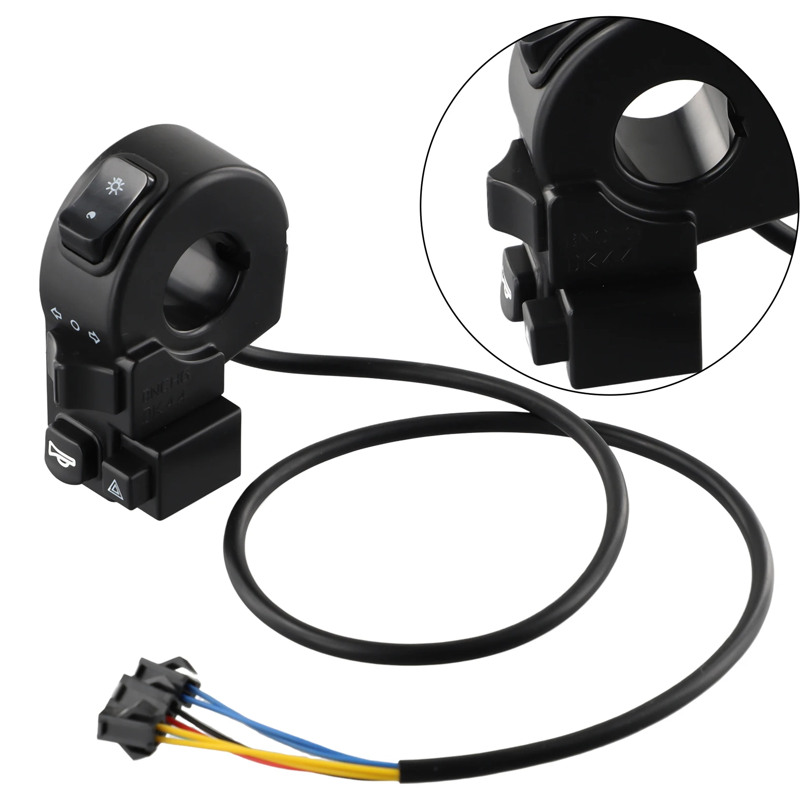 

4 IN 1 ATV Handlebar Switch Motorcycle Electric-Throttle Horn Gear ON-OFF Button Universal With 7/8 Inch 22MM Practical