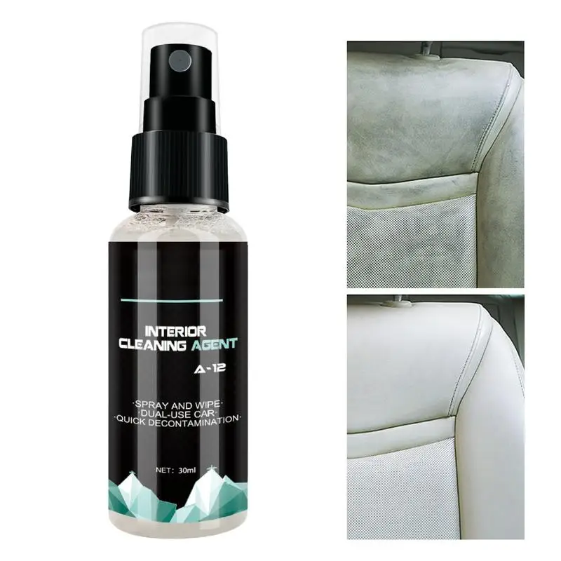 Car Interior Cleaning Spray Portable Leather Cleaner With No Rinse Leather Care Products For Steering Wheel Dashboard Automobile 
Car Interior Cleaning Spray Portable Leather Cleaner With No Rinse Leather Care Products For Steering Wheel Dashboard Automobile