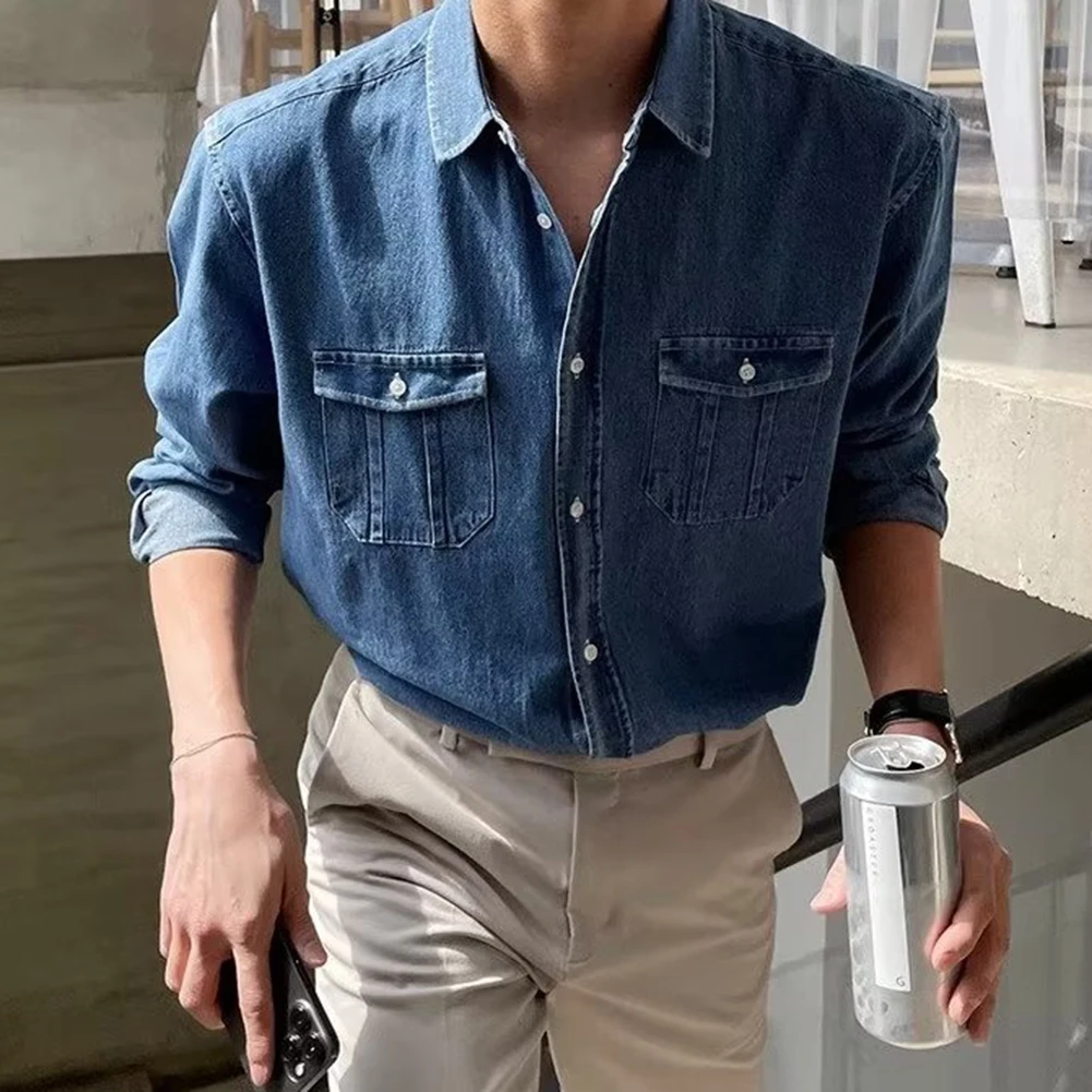 Style All-match Shirt Shirt Brand New Tops Button Pockets Work Fashion Jeans Korean Lapel Long Sleeve Loose Comfy
Style All-match Shirt Shirt Brand New Tops Button Pockets Work Fashion Jeans Korean Lapel Long Sleeve Loose Comfy