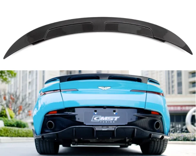 

For Aston Martin DB11 2016 2017 2018 2019 2020 2021 2022 2023 Real Dry Carbon Fiber Car Rear Wing Trunk Lip Spoiler