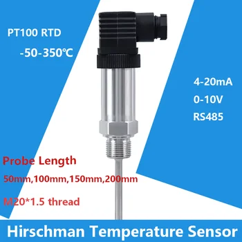 Industrieller PT100 Temperatursensor mit Messumformer