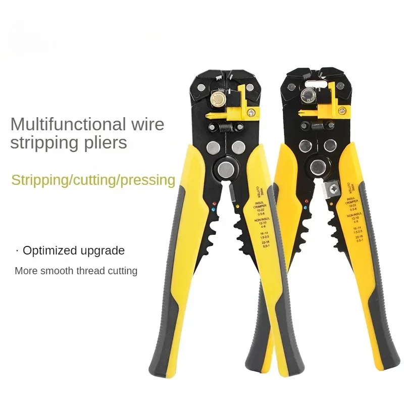 

Wire Stripper Self-adjusting Cable Cutter Crimper Automatic Wire Stripping Tool Cutting Pliers Tool for Industry