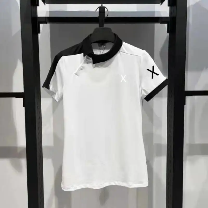 

Новинка 2024 одежда для гольфа женская футболка с коротким рукавом быстросохнущая дышащая впитывающая пот Спортивная Повседневная футболка для женщин