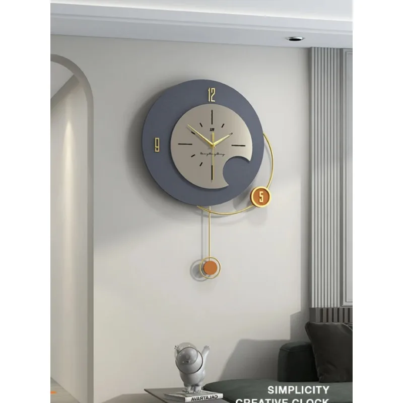 

Large Wall Clock Modern Design Living Room Silent Luxury Nordic Creative Wall Clock Mechanism Art reloj de pared Home Decoration