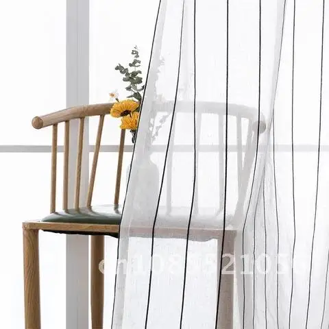 HOME BILEE Voile Tulle Curtains for Living Room Kitchen Bedroom Modern Curtains Home Window Treatment Decoration Stripes
HOME BILEE Voile Tulle Curtains for Living Room Kitchen Bedroom Modern Curtains Home Window Treatment Decoration Stripes