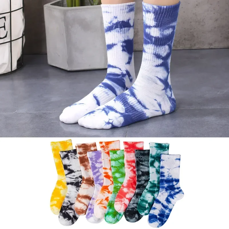 New Hip-Hop Tie-Dye Middle Tube Socks Comprehensive Comfortable Sports Socks for Men and Women Harajuku Style Happy Socks
New Hip-Hop Tie-Dye Middle Tube Socks Comprehensive Comfortable Sports Socks for Men and Women Harajuku Style Happy Socks
