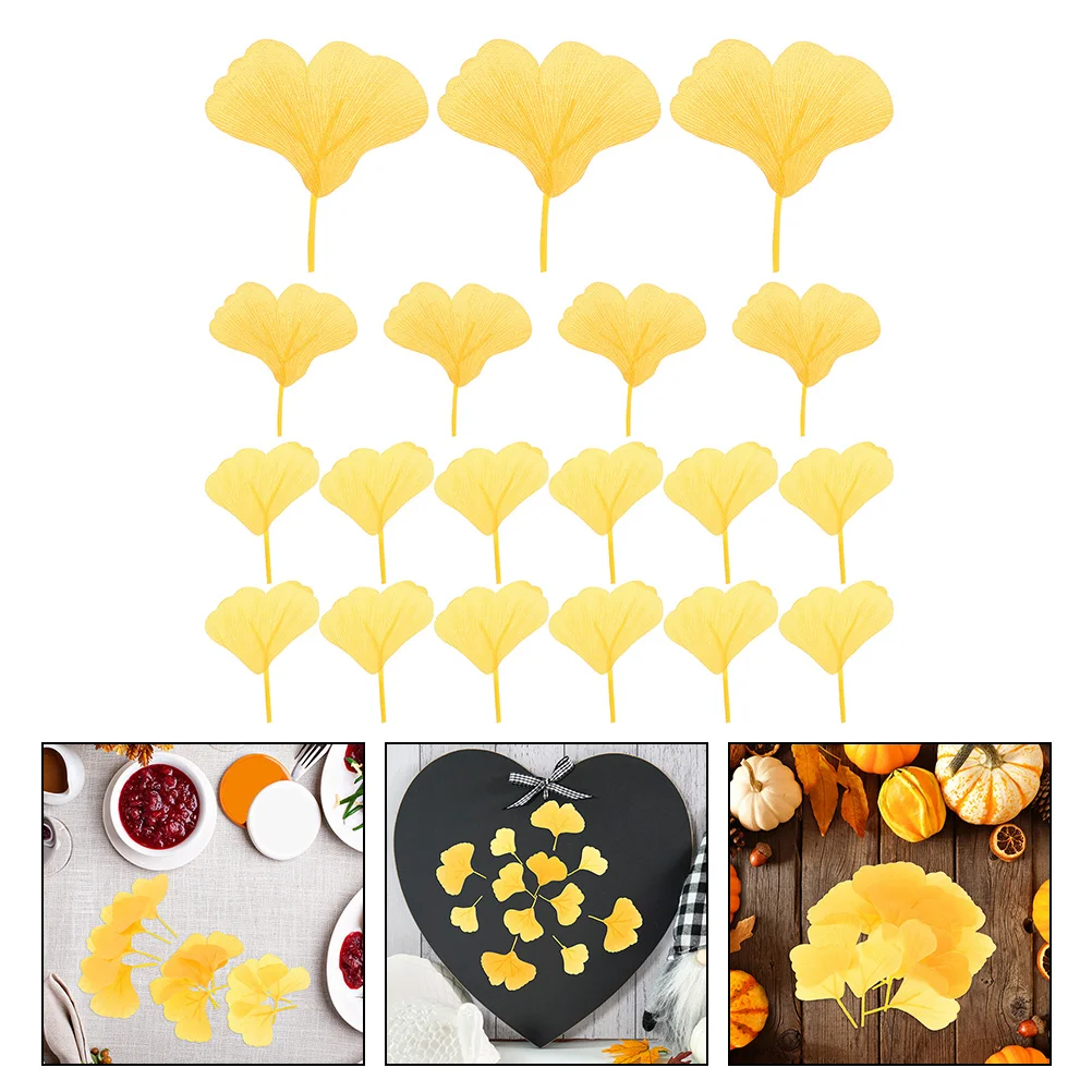 Wedding Table Ginkgo Leaves Decor Simulation Leaf Decoration DIY for Party Supplies
Wedding Table Ginkgo Leaves Decor Simulation Leaf Decoration DIY for Party Supplies