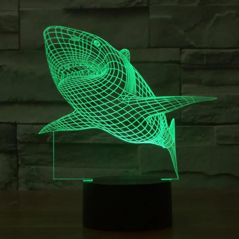Акула 7 цветов видение стерео 3d лампа Светодиодная постепенная сенсорная Зарядка Настольная светодиодная подсветка ночник Милая мультяшная детская игрушка
Акула 7 цветов видение стерео 3d лампа Светодиодная постепенная сенсорная Зарядка Настольная светодиодная подсветка ночник Милая мультяшная детская игрушка