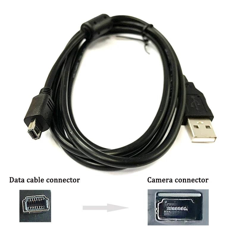 

For Fuji camera data cable 14P Fuji FinePix A205 A205S V10 F810 E500 M603 F799 Z5fd V10 E510 USB cable computer connecting cable