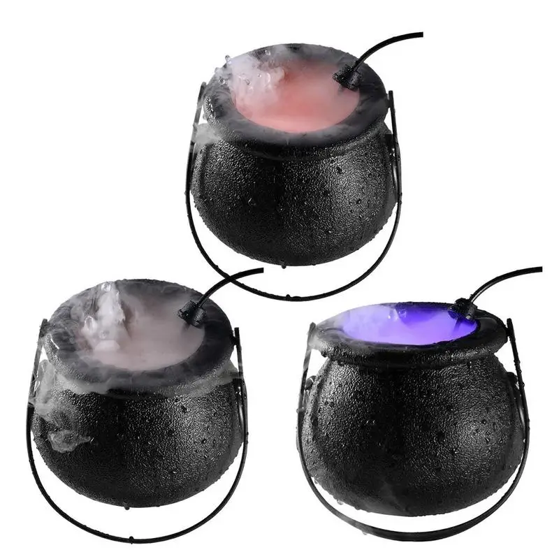Cauldron Halloween Decor Halloween Witch Mist Maker 12 LED Cauldron Smooking Fog Machine With LED Light For Fish Tank Vase
Cauldron Halloween Decor Halloween Witch Mist Maker 12 LED Cauldron Smooking Fog Machine With LED Light For Fish Tank Vase