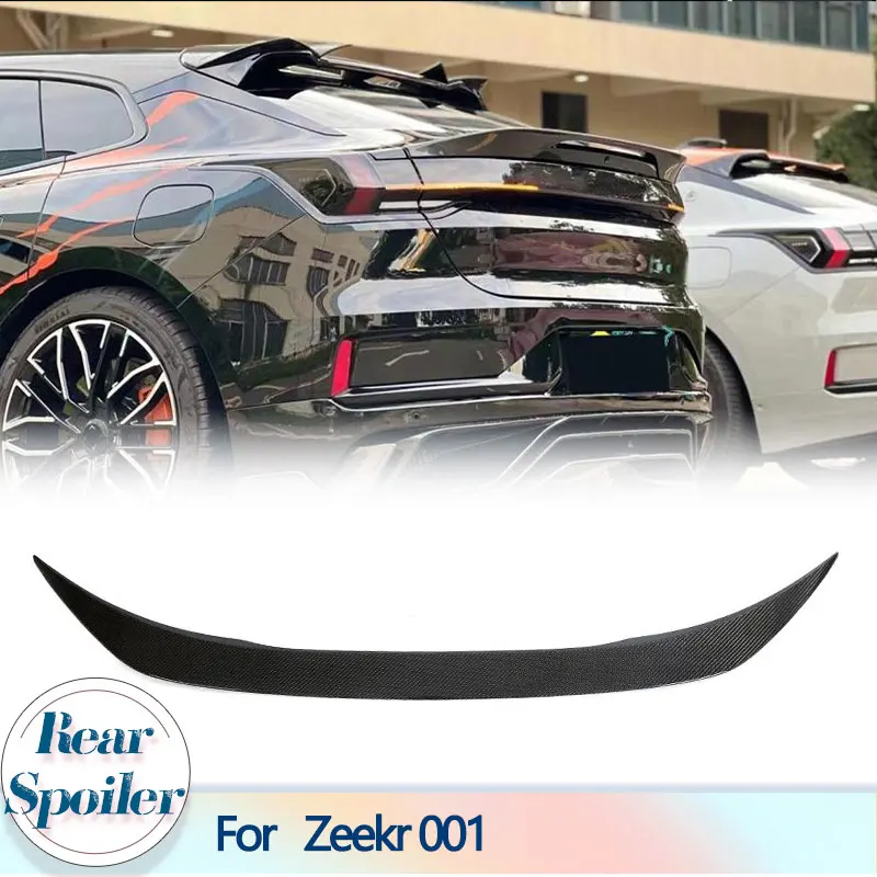 

Car Rear Trunk Spoiler Wings For Zeekr 001 2021-2023 Carbon Fiber Auto Racing Tail Boot Lid Wing Lip Spoiler