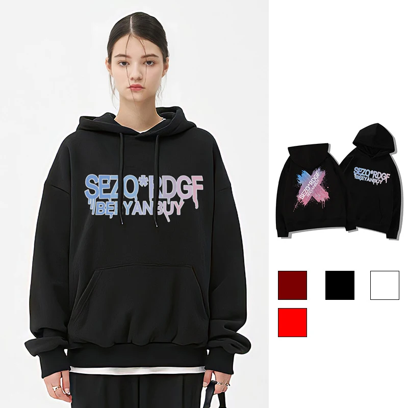 Women Hoodie Y2K Streetwear Vintage Autumn Kawaii Sweatwear Tumblr Cotton Letter Print Jacket Oversized 
Women Hoodie Y2K Streetwear Vintage Autumn Kawaii Sweatwear Tumblr Cotton Letter Print Jacket Oversized