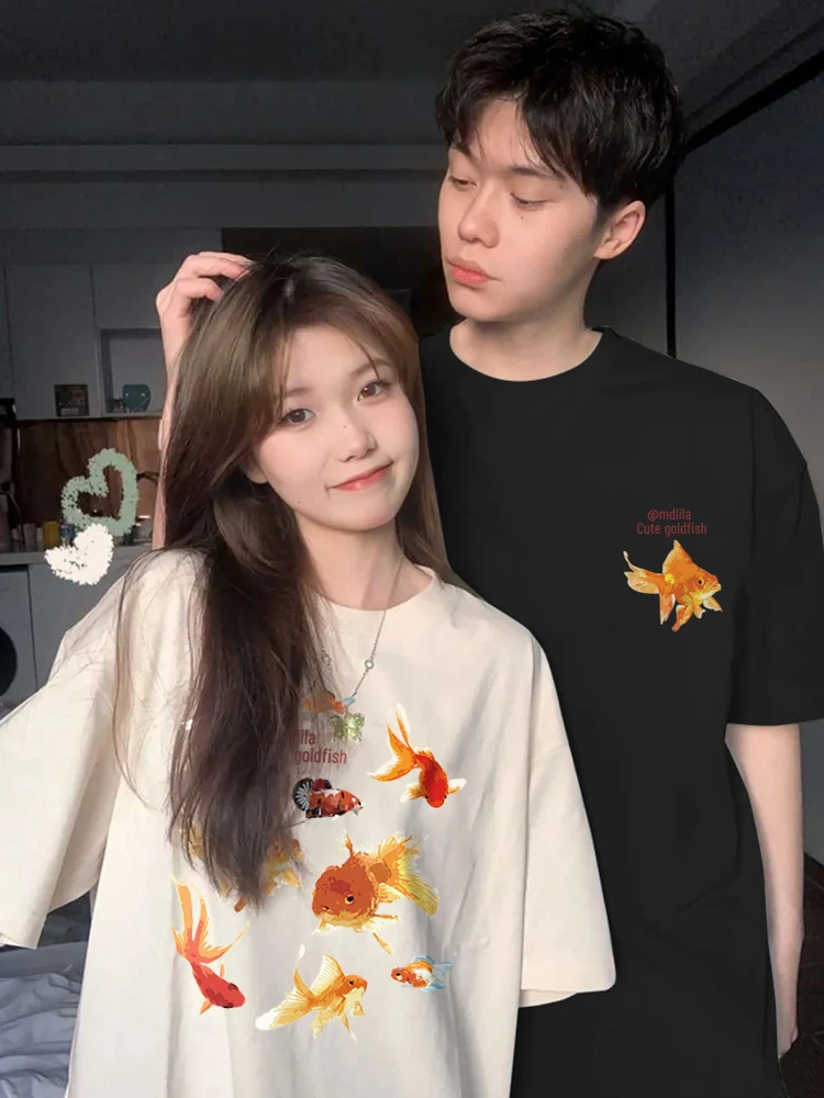 Couples Matching cotton Tshirt Cotton Oversized Tee Fashion Letter Print Fashion Casual Loose Lovers cotton T Shirt Unisex
Couples Matching cotton Tshirt Cotton Oversized Tee Fashion Letter Print Fashion Casual Loose Lovers cotton T Shirt Unisex
