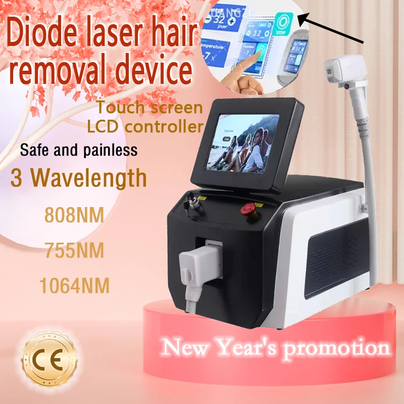 

Depiladora Best Touch Screen Handle Diode Laser Hair Removal Machine 2000W Ice Titanium Device Whole Body Hair Removal Best