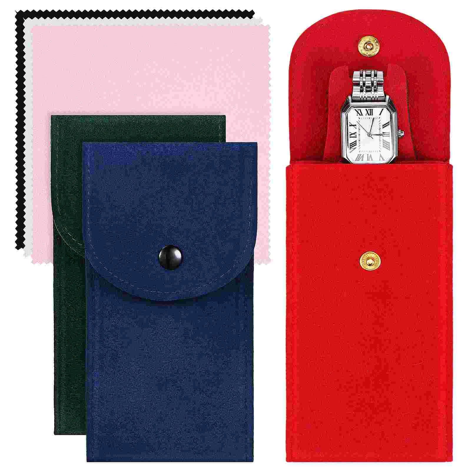 1 Set Watch Travel Case Watch Storage Holder Single Watch Jewelry Organizer with Wipe Cloths
1 Set Watch Travel Case Watch Storage Holder Single Watch Jewelry Organizer with Wipe Cloths