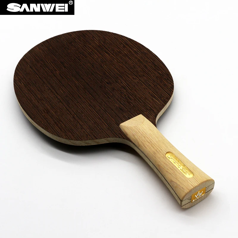 SANWEI DYNAMO Table Tennis Blade 5 ply wood design Japan Cypress handle Light quick attack ping pong racket bat paddle 
SANWEI DYNAMO Table Tennis Blade 5 ply wood design Japan Cypress handle Light quick attack ping pong racket bat paddle