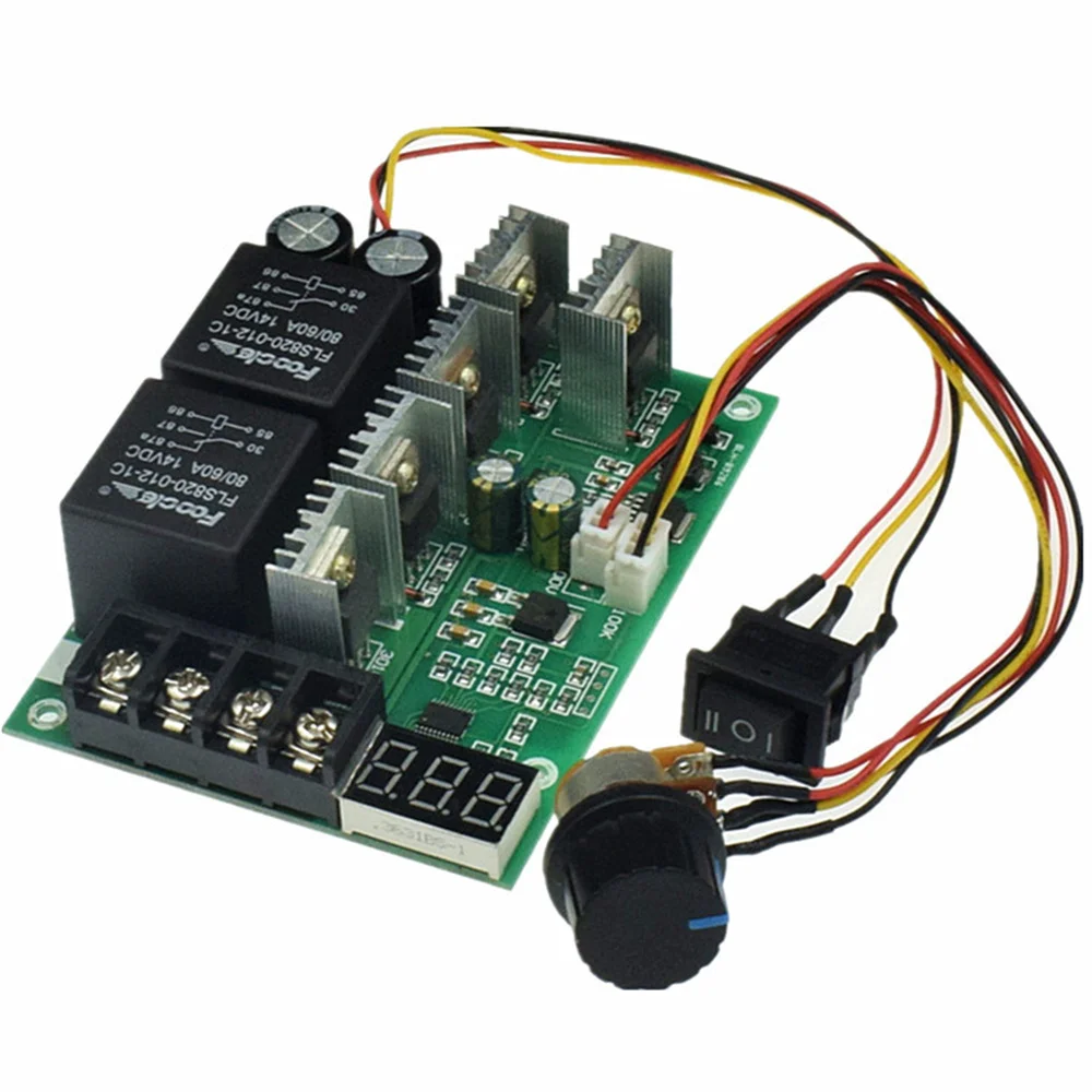 40A PWM Speed Controller DC Motor Digital Display DC10-50V0~100% Adjustable Drive Module Input MAX 60A 12V 24V 36V 48V
40A PWM Speed Controller DC Motor Digital Display DC10-50V0~100% Adjustable Drive Module Input MAX 60A 12V 24V 36V 48V