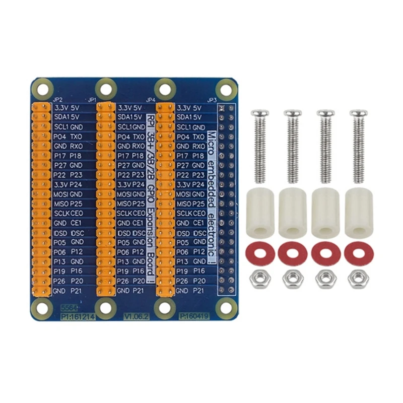 1 to 3 Port GPIO Expansion Board Splitter Replacement GPIO Expansion Board Multifunction for 5B/4B/3B Development Board
1 to 3 Port GPIO Expansion Board Splitter Replacement GPIO Expansion Board Multifunction for 5B/4B/3B Development Board