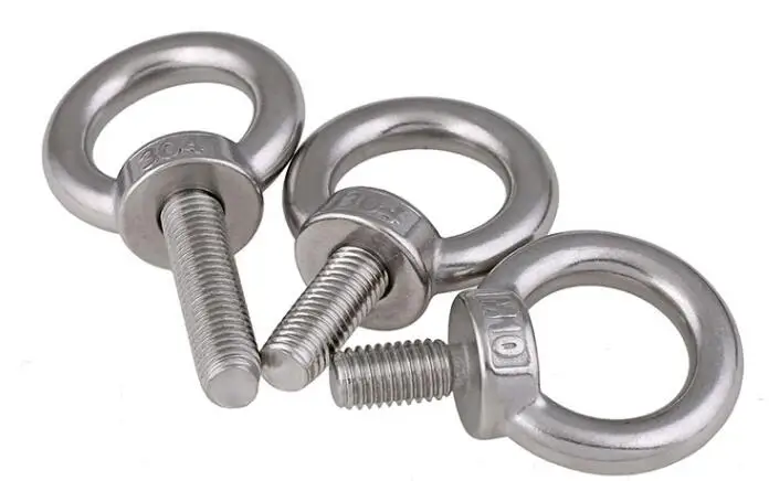 304 Stainless steel hanging ring Screws Nuts Lengthened round ring lifting bolts Screw M3 M4 M5 M6 Length 15/20/25/30/40/50mm
304 Stainless steel hanging ring Screws Nuts Lengthened round ring lifting bolts Screw M3 M4 M5 M6 Length 15/20/25/30/40/50mm