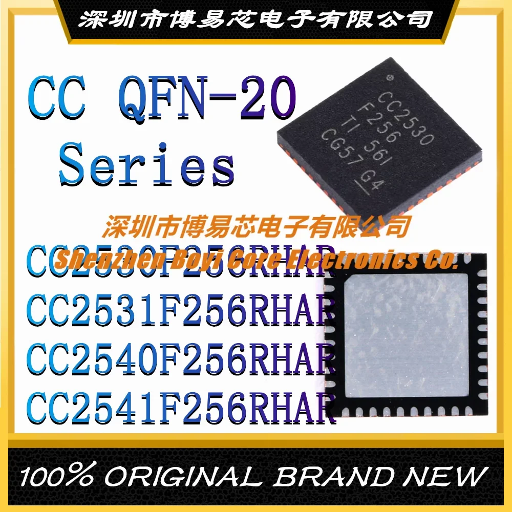 CC2530F256RHAR CC2531F256RHAR CC2540F256RHAR CC2541F256RHAR CC2531 2540 2541 QFN-40 New Original Genuine
CC2530F256RHAR CC2531F256RHAR CC2540F256RHAR CC2541F256RHAR CC2531 2540 2541 QFN-40 New Original Genuine