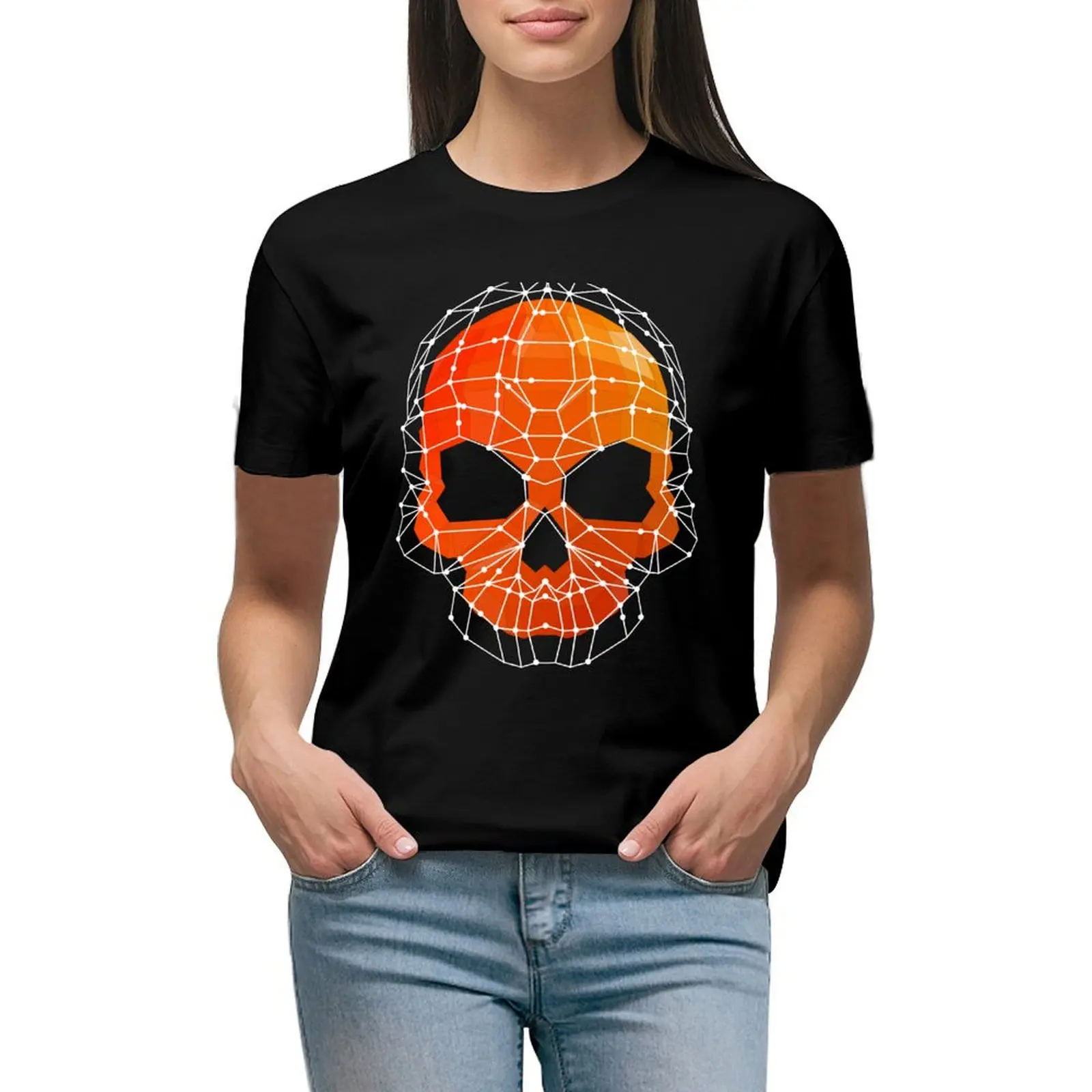 Low Poly Tech Skull T-shirt kawaii clothes oversized graphics t shirts for Women graphic
Low Poly Tech Skull T-shirt kawaii clothes oversized graphics t shirts for Women graphic