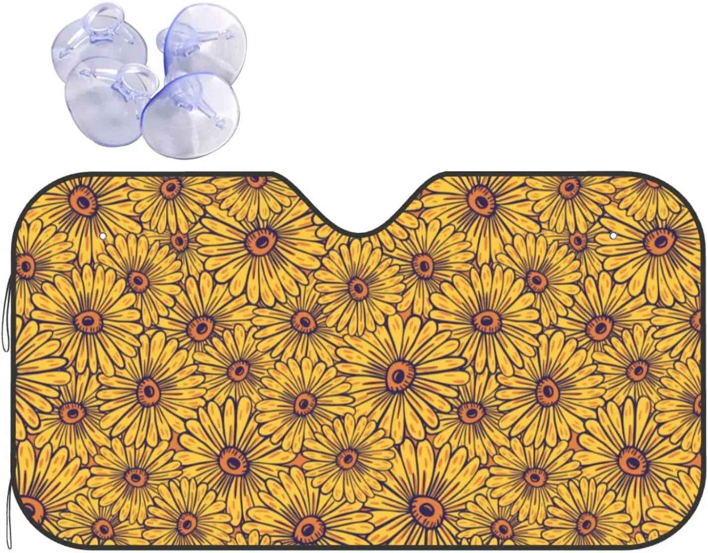 Yellow Flowers Sunflower Foldable Car Sun Shade Interior Protector Car Windshield Sunshade Anti UV Visor Universal Accessories
Yellow Flowers Sunflower Foldable Car Sun Shade Interior Protector Car Windshield Sunshade Anti UV Visor Universal Accessories
