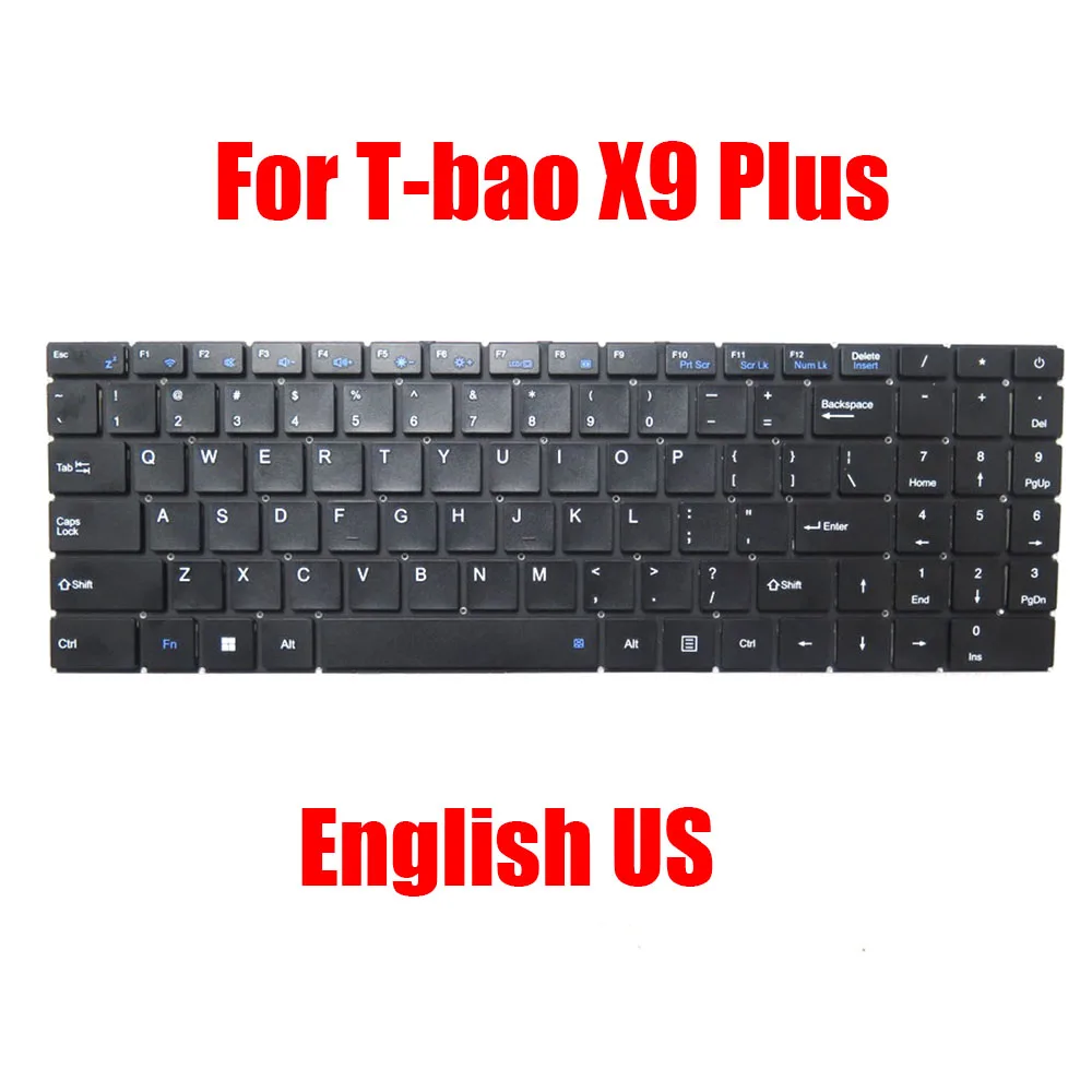 Клавиатура для ноутбука T-bao X9 Plus, английская, английская, черная, новая
Клавиатура для ноутбука T-bao X9 Plus, английская, английская, черная, новая