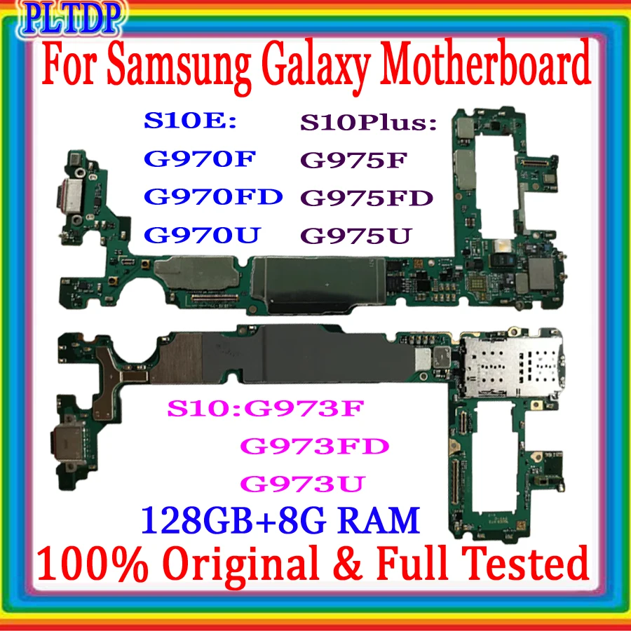 128GB Original Unlocked Mainboard For Samsung Galaxy S10Plus G975F/FD G975U S10 G973F/FD G973U S10E G970F/FD G970U Motherboard
128GB Original Unlocked Mainboard For Samsung Galaxy S10Plus G975F/FD G975U S10 G973F/FD G973U S10E G970F/FD G970U Motherboard
