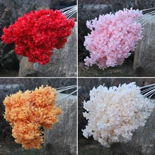 90cm Silk Hydrangea White Branch Snow All Over The Sky Star Artificial Cherry DIY Home Party Wedding Arch Decoration