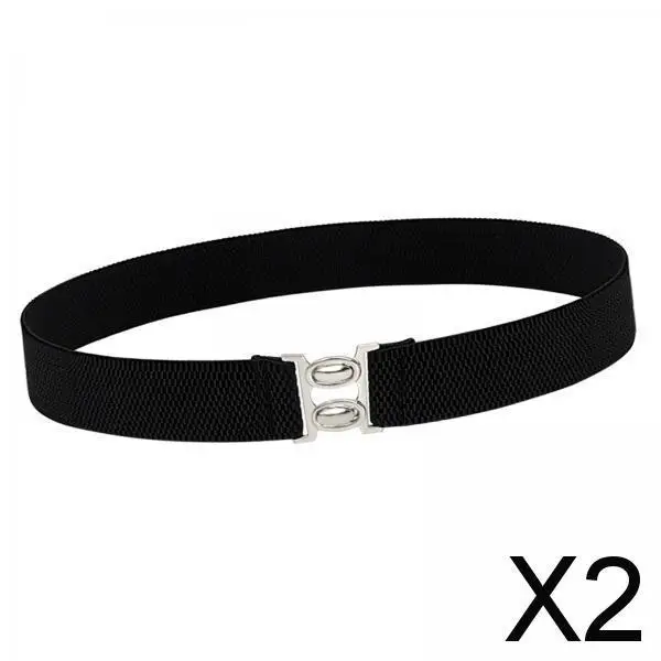 2x Women Elastic Waist Belt Waistband Girdle Stylish Casual Dress Belt Lady Cinch for Shopping Holidays Commuting Party
2x Women Elastic Waist Belt Waistband Girdle Stylish Casual Dress Belt Lady Cinch for Shopping Holidays Commuting Party